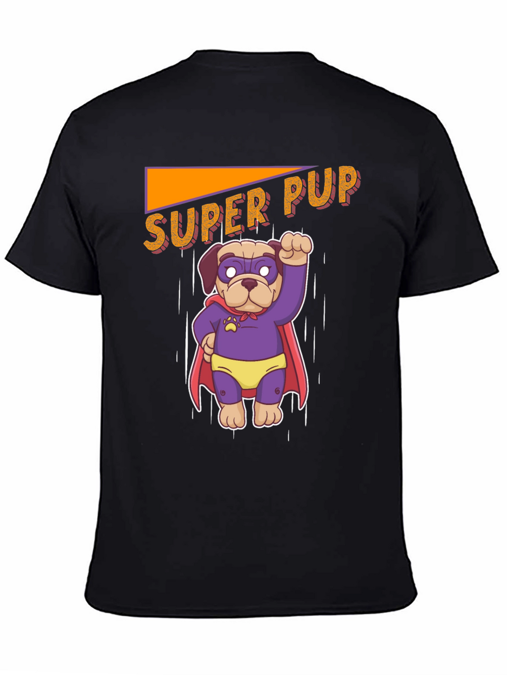 Super Pup Dog Graphic Tee - Fun Novelty T-Shirt