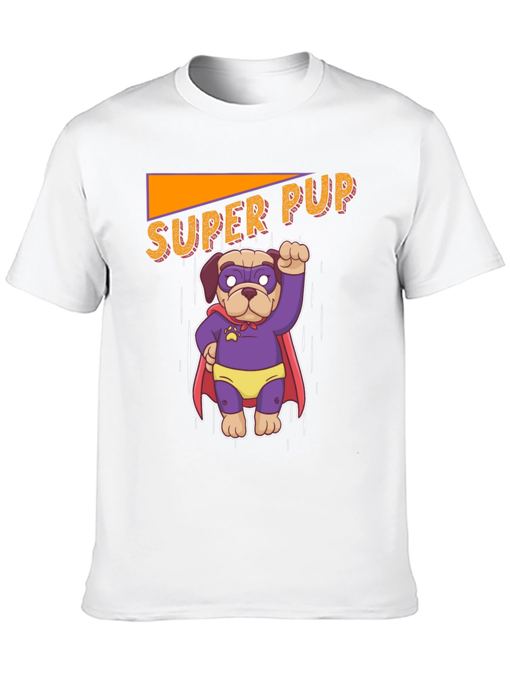 Super Pup Dog Graphic Tee - Fun Novelty T-Shirt