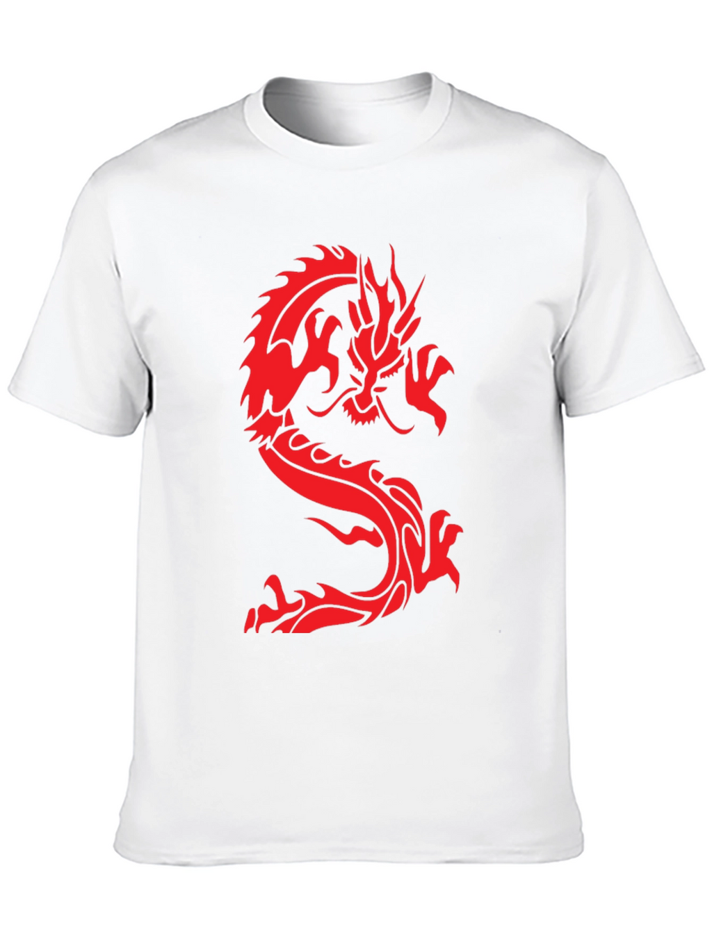 Dragon Graphic Tee - Black Short Sleeve T-Shirt