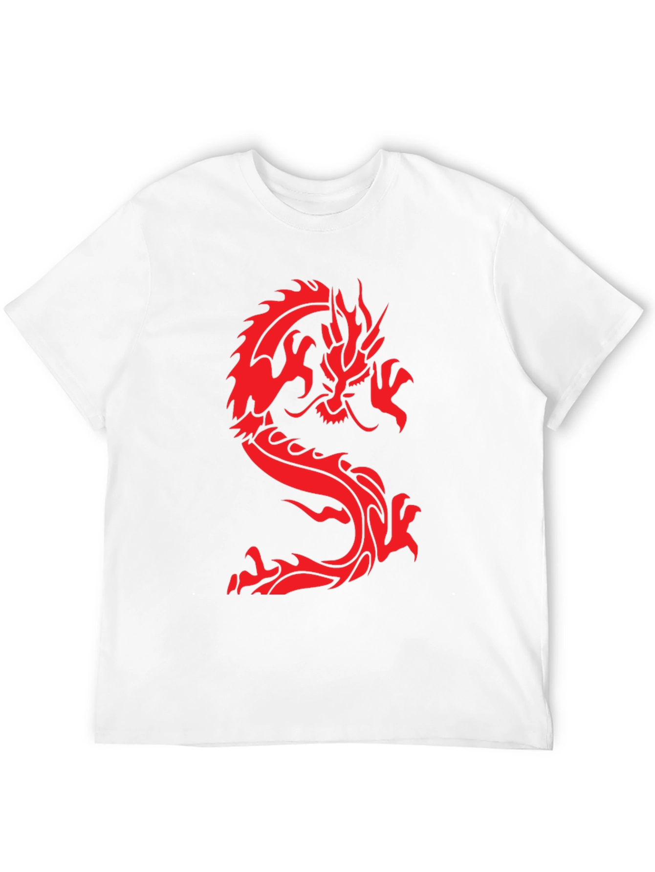 Dragon Graphic Tee - Black Short Sleeve T-Shirt