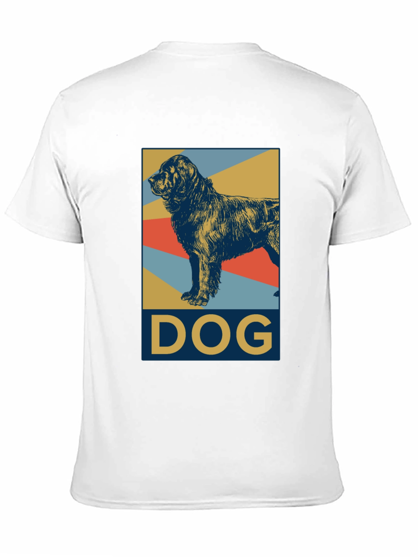 Dog Graphic Tee - Black Cotton Casual Shirt