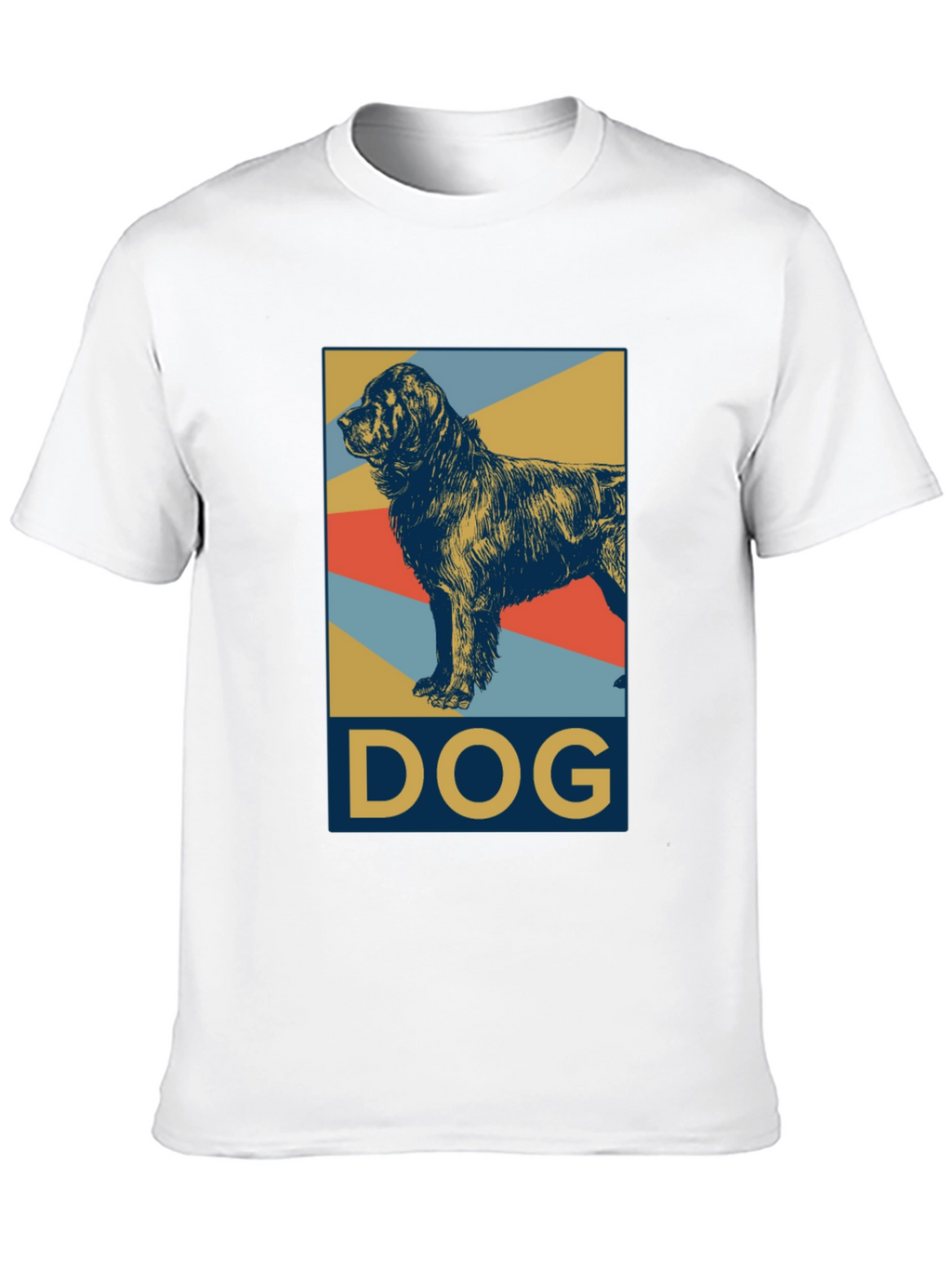 Dog Graphic Tee - Black Cotton Casual Shirt
