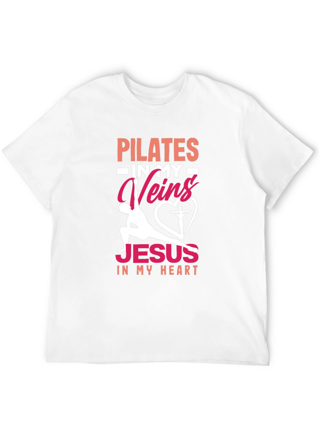 Pilates & Jesus Graphic T-Shirt - Christian Fitness Tee