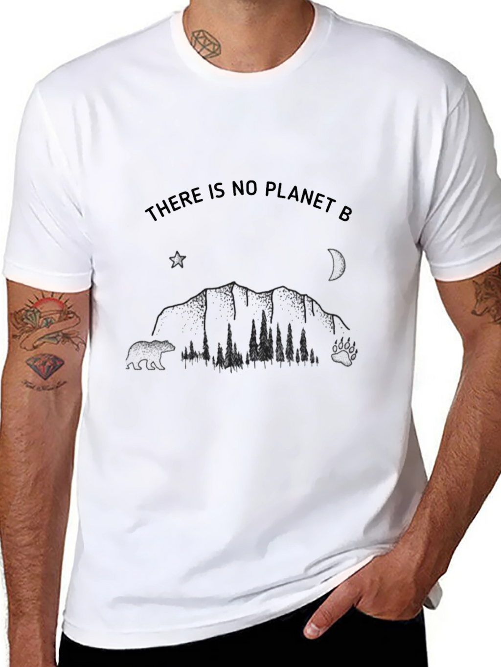 No Planet B Graphic Tee - Eco-Friendly T-Shirt