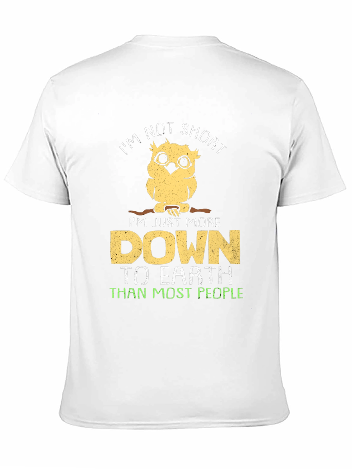 Im Not Short Owl T-Shirt