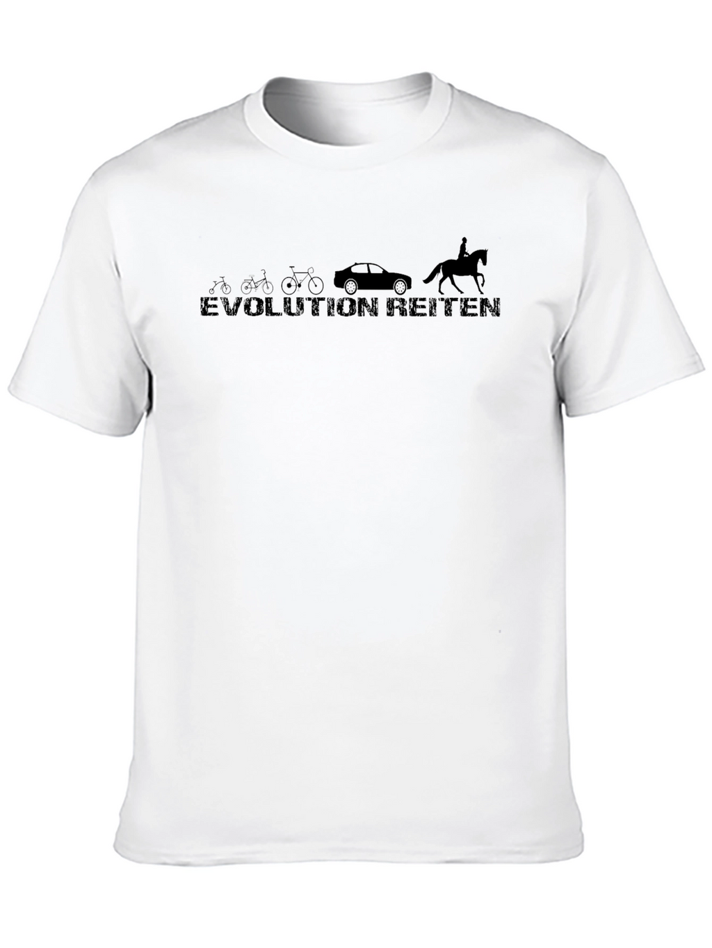 Evolution Riding T-Shirt Black Graphic Tee