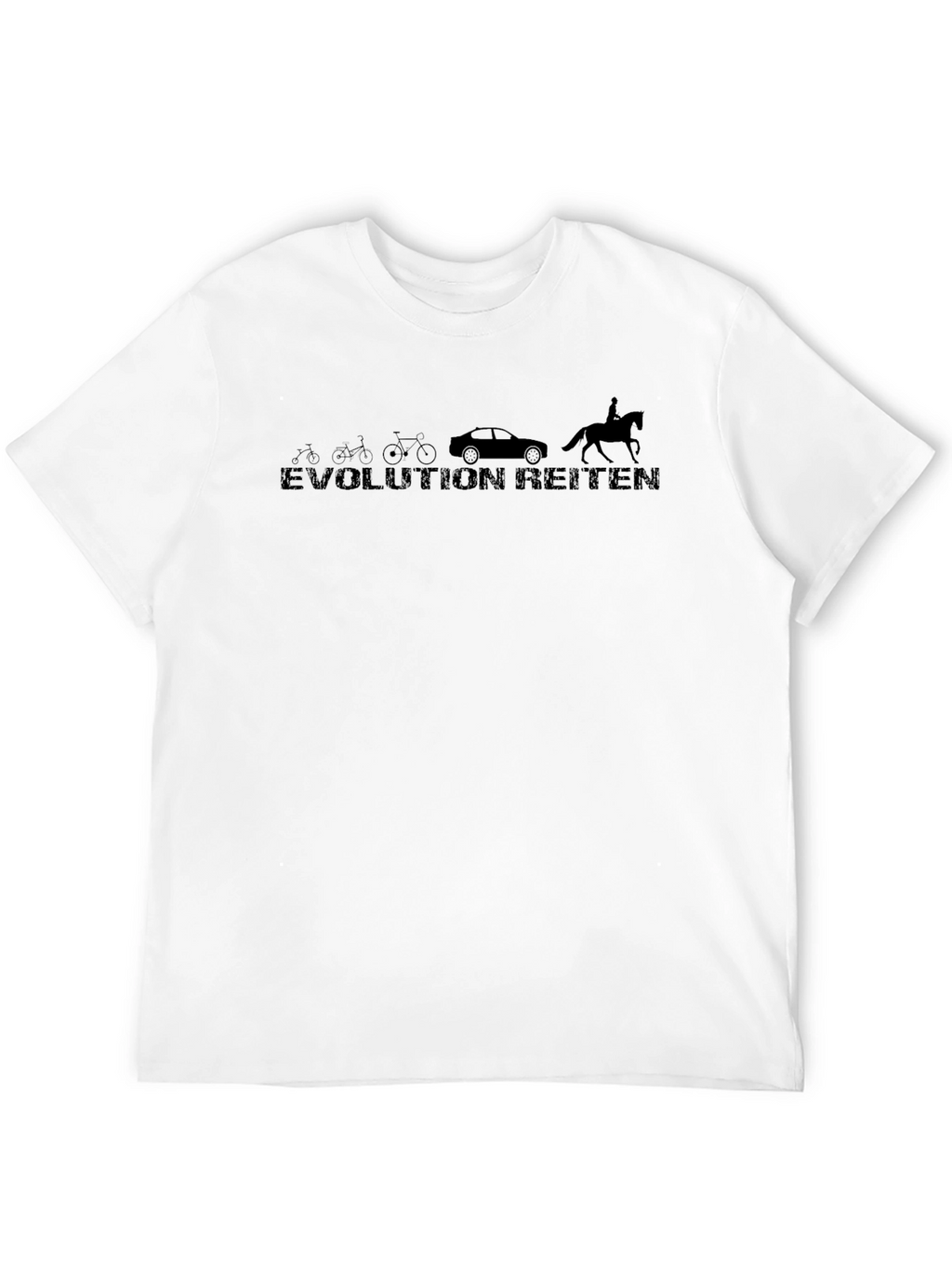 Evolution Riding T-Shirt Black Graphic Tee