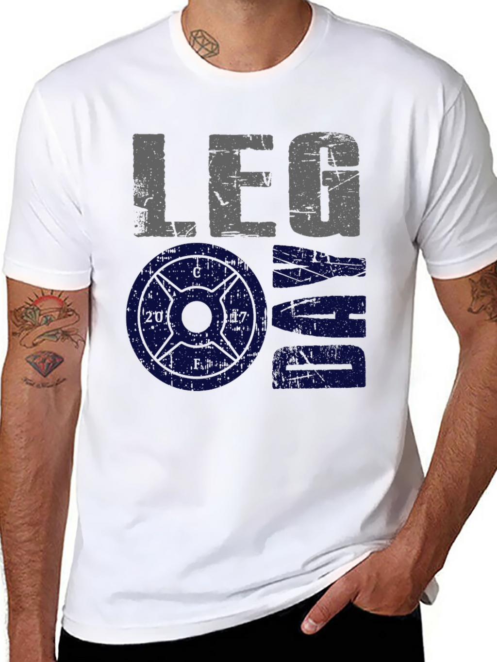 Leg Day Gym T-Shirt - Fitness Apparel