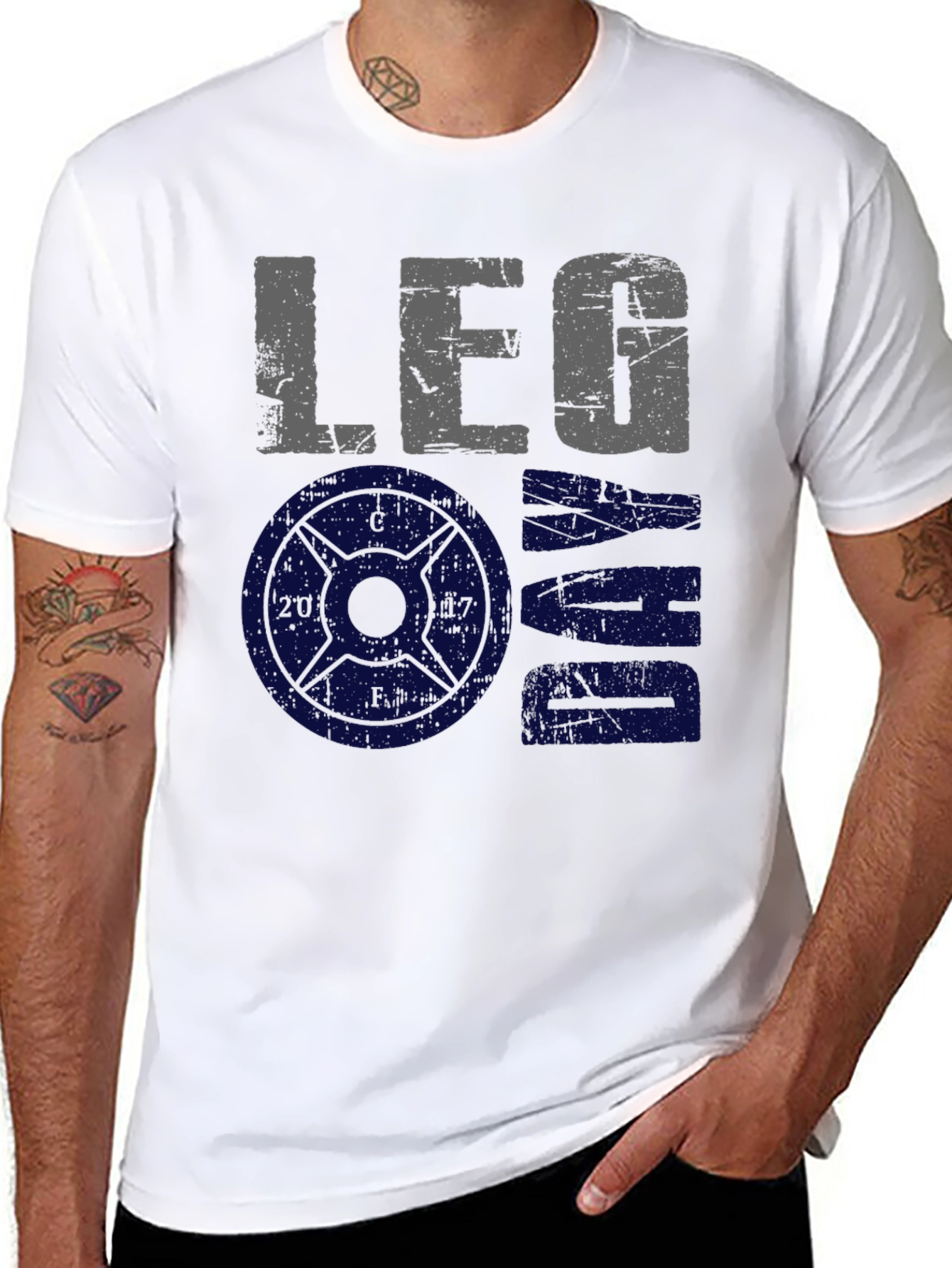 Leg Day Gym T-Shirt - Fitness Apparel