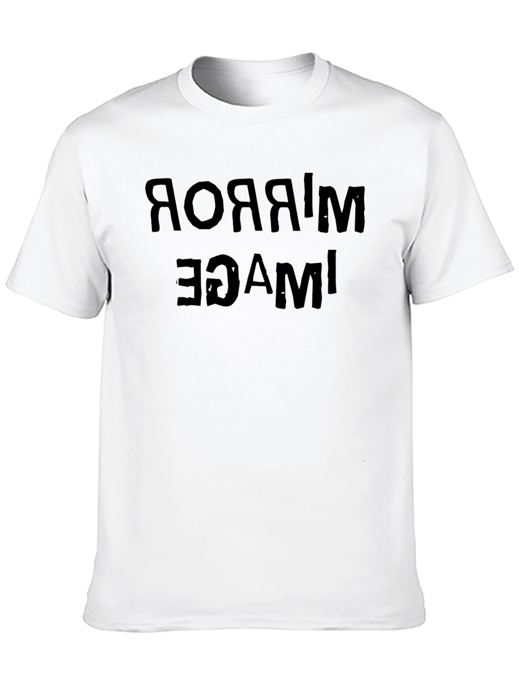 Mirror Image Reflective Graphic Tee
