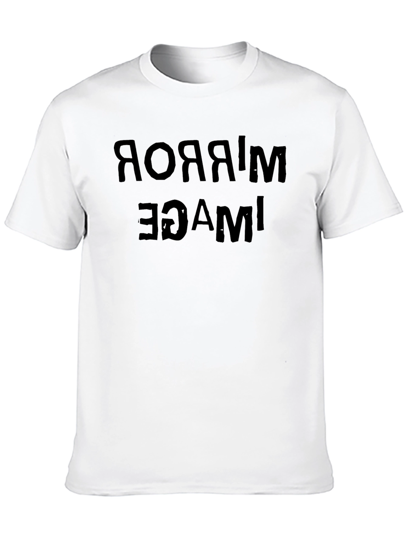 Mirror Image Reflective Graphic Tee