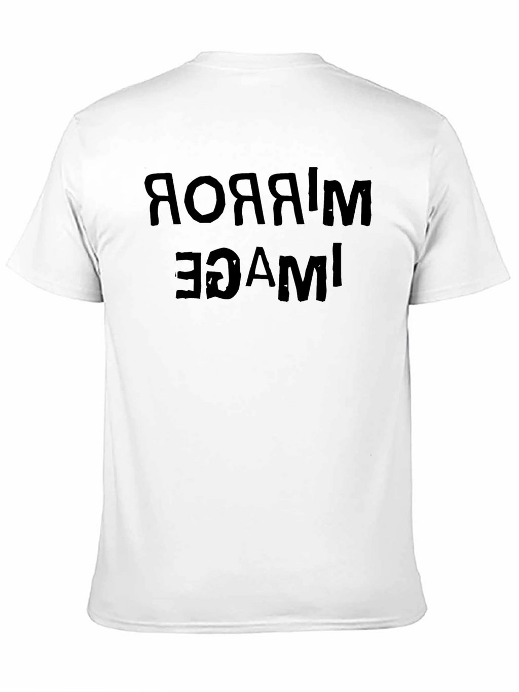 Mirror Image Reflective Graphic Tee