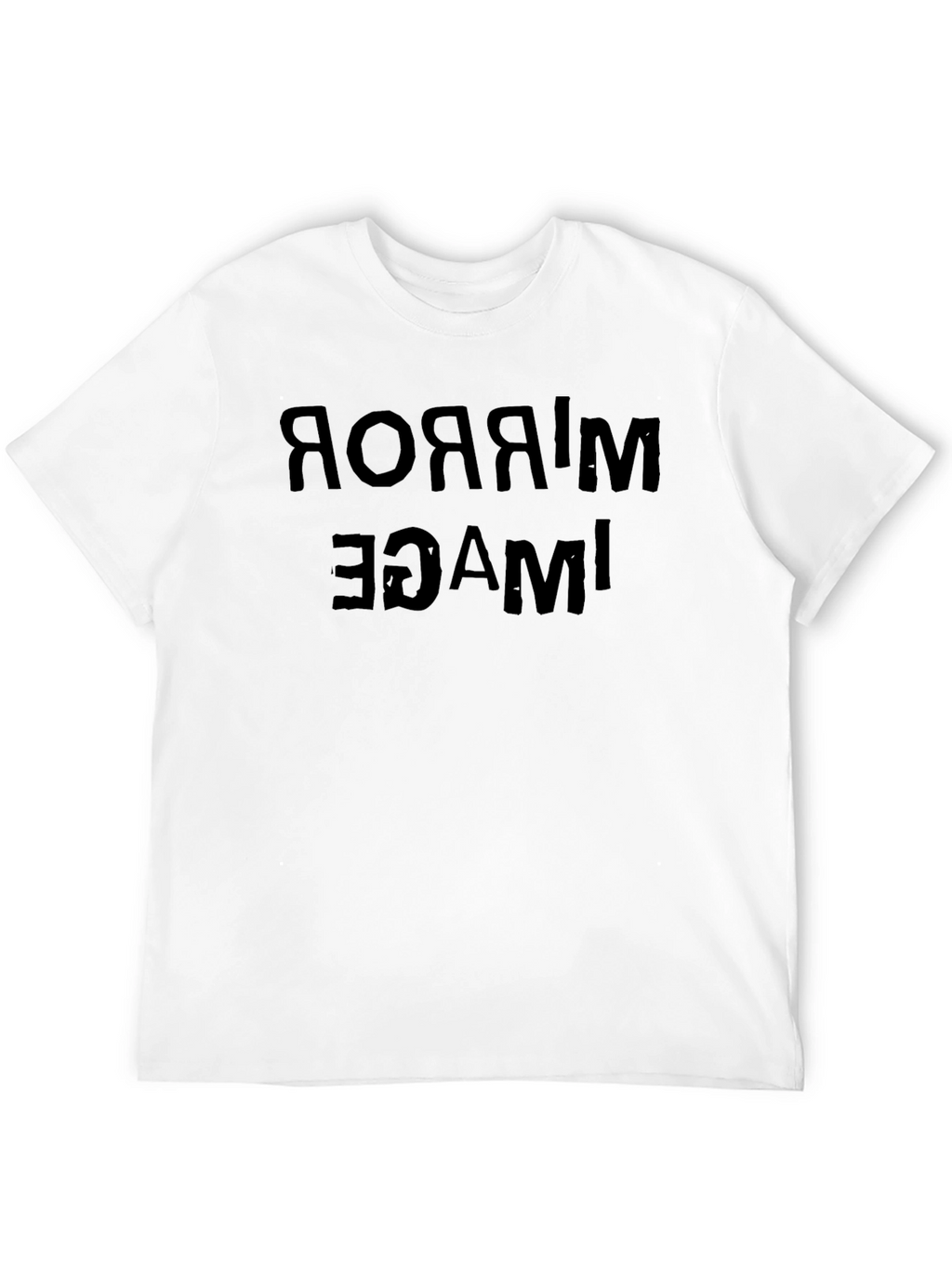 Mirror Image Reflective Graphic Tee