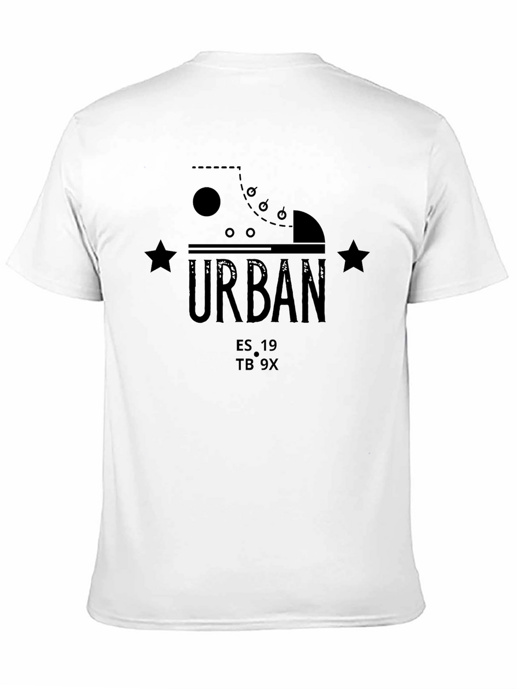 Urban Graphic Print Crew Neck T-Shirt