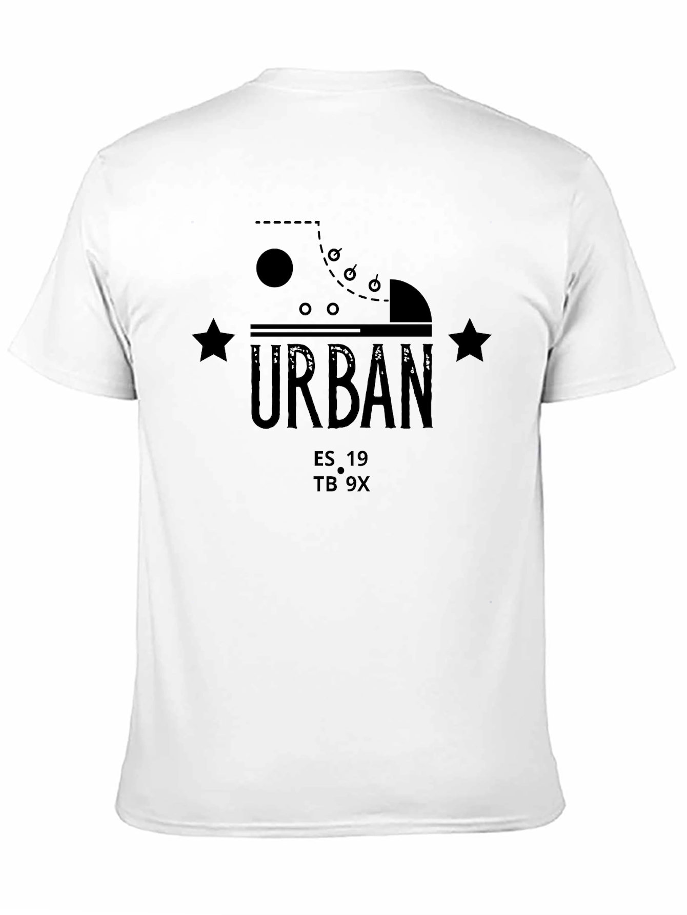 Urban Graphic Print Crew Neck T-Shirt