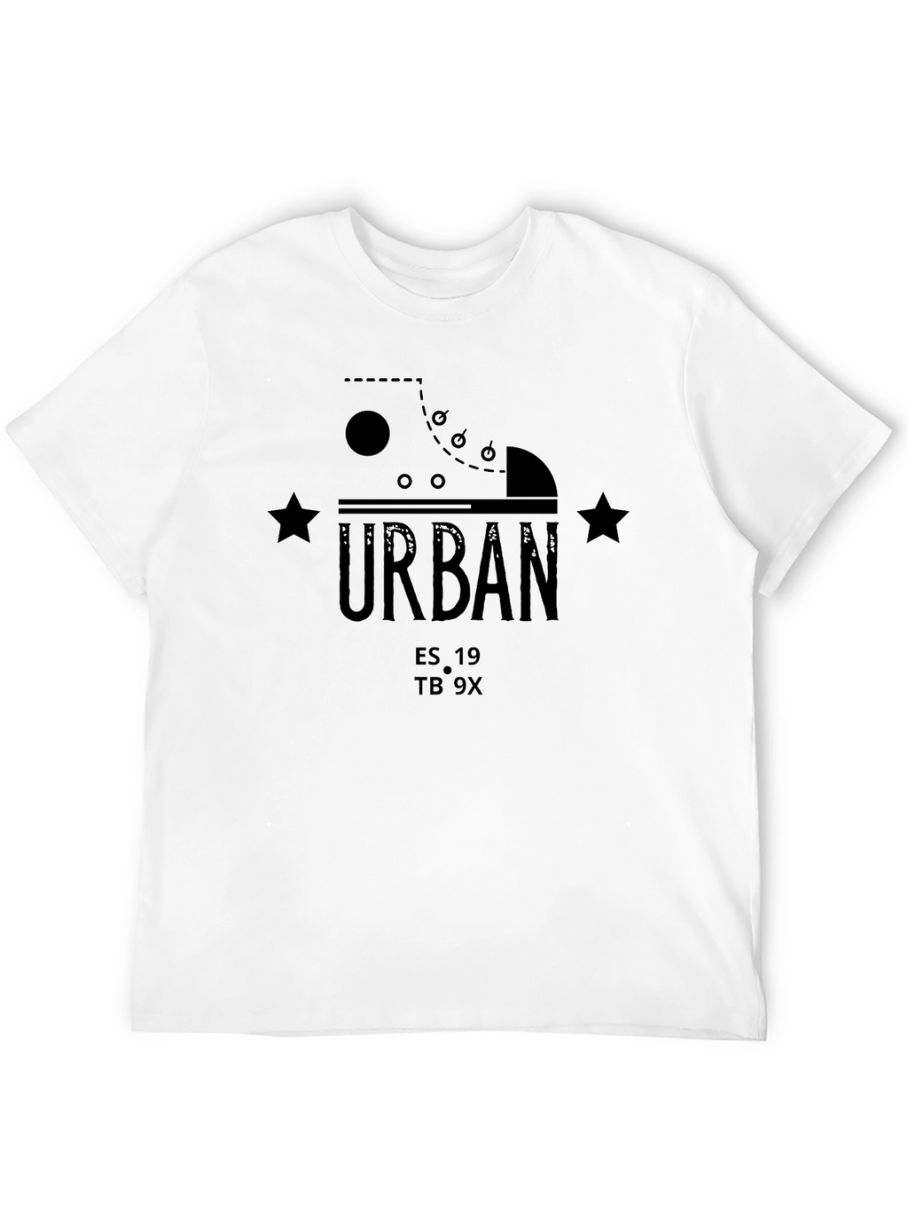 Urban Graphic Print Crew Neck T-Shirt