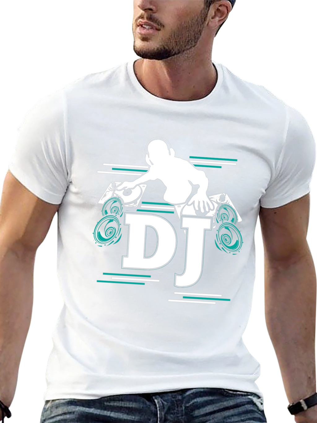 DJ Graphic Tee - Turntable Music Lover T-Shirt
