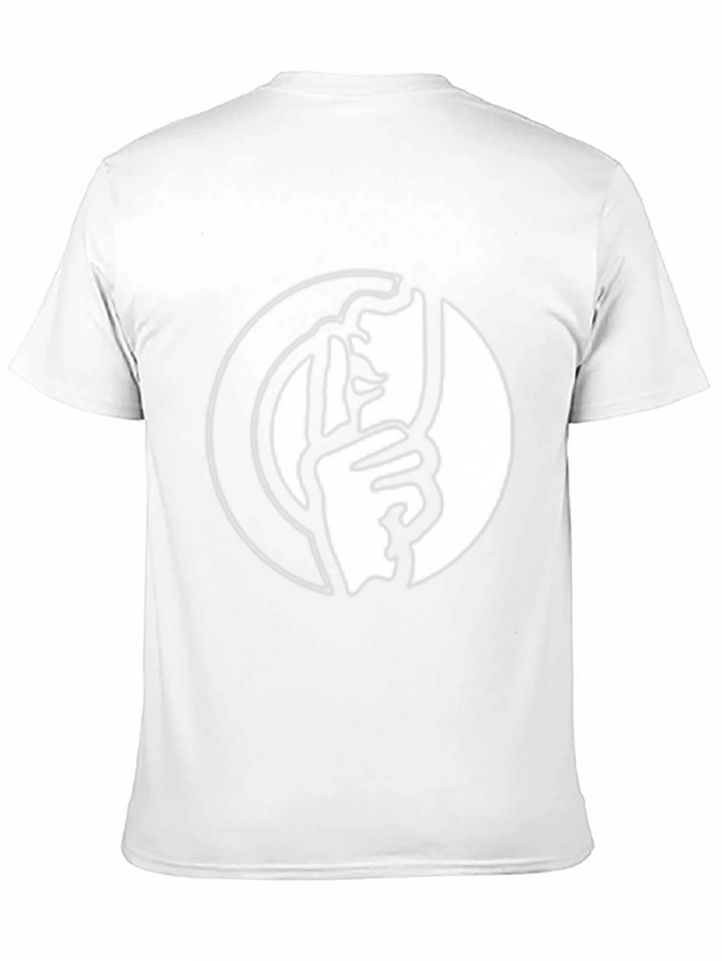 Shhh! Graphic Tee - Black Cotton Blend T-Shirt