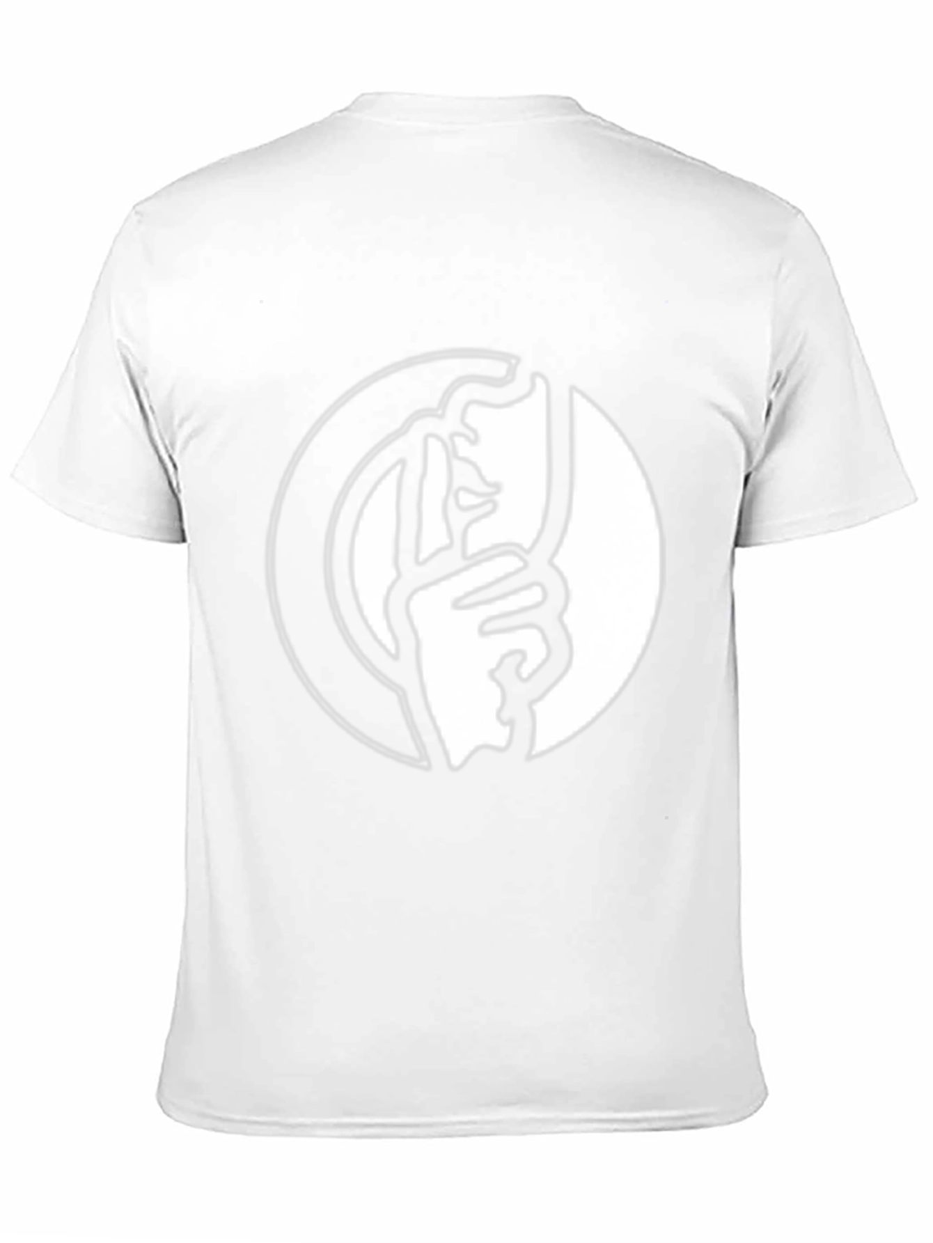 Shhh! Graphic Tee - Black Cotton Blend T-Shirt
