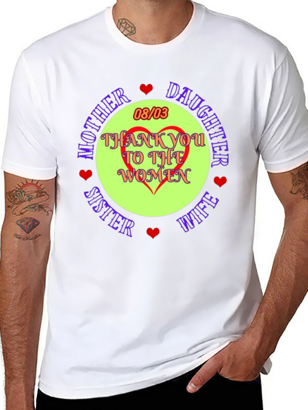 Thank You To The Women Graphic T-Shirt