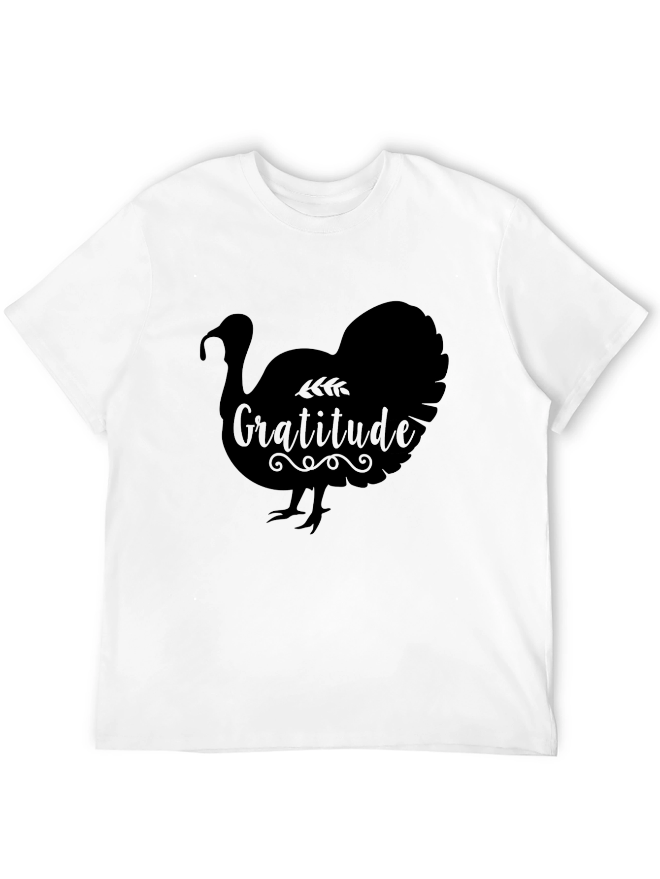 Gratitude Turkey Graphic T-Shirt