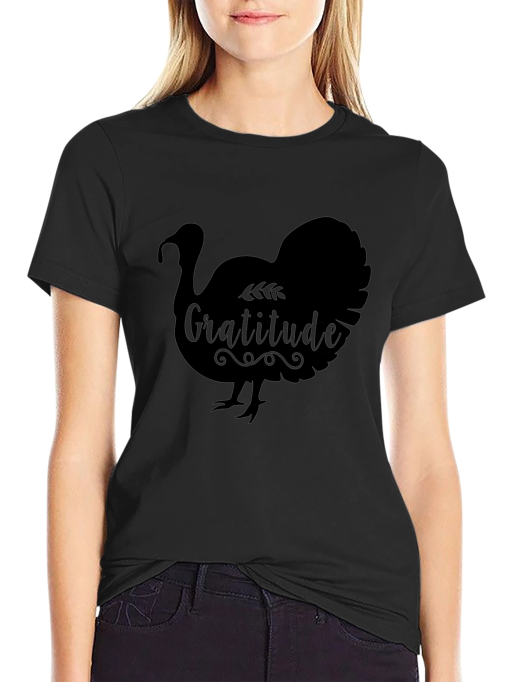 Gratitude Turkey Graphic T-Shirt