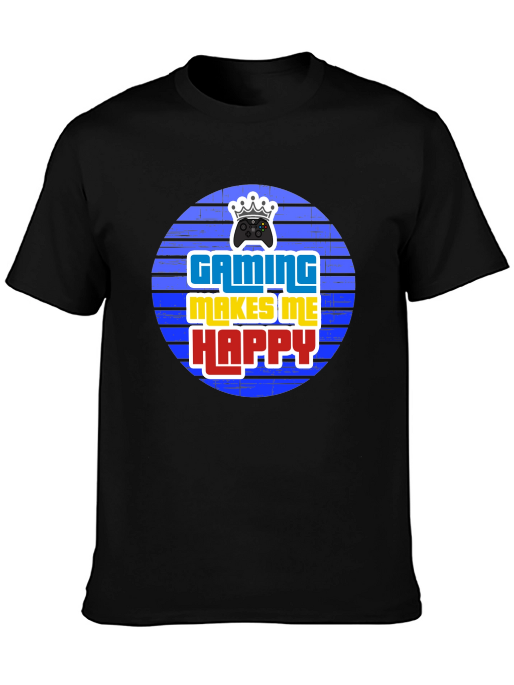 Gaming Makes Me Happy Mens T-Shirt
