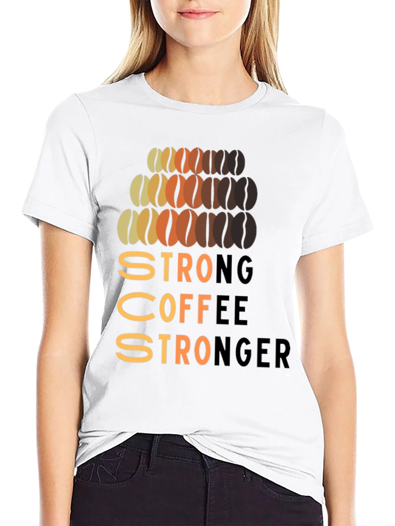 Strong Coffee Stronger Graphic T-Shirt
