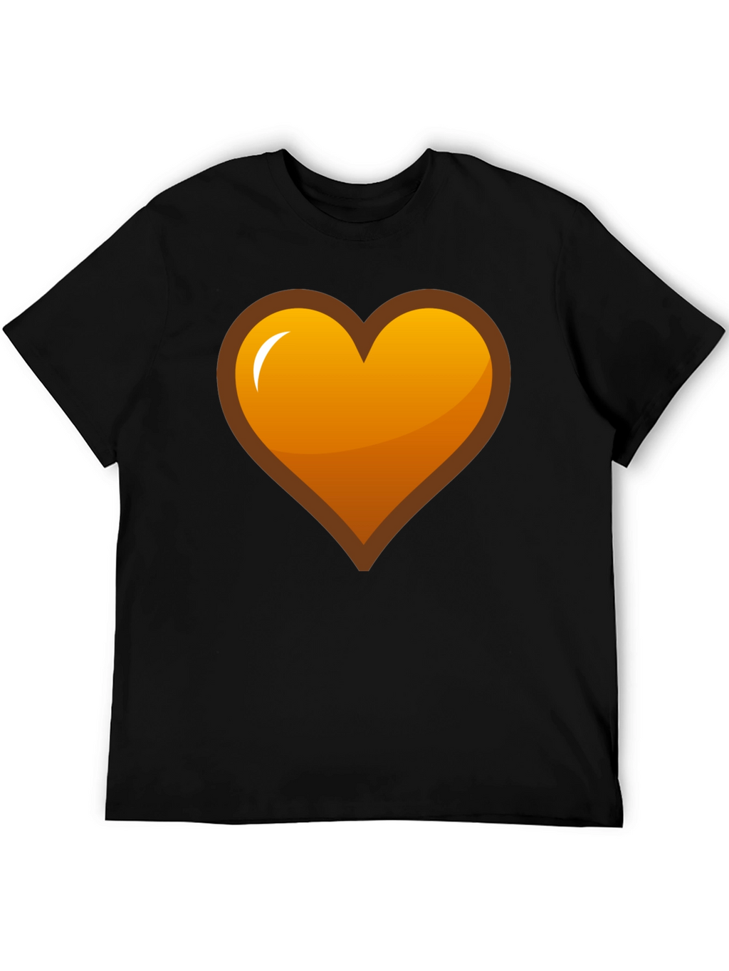 Heart Graphic T-Shirt - Black