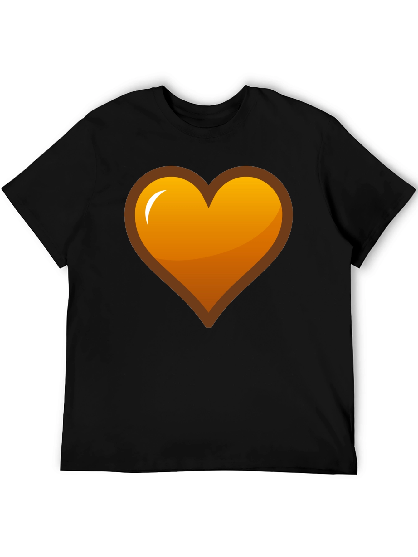 Heart Graphic T-Shirt - Black