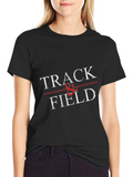 Track & Field Graphic T-Shirt