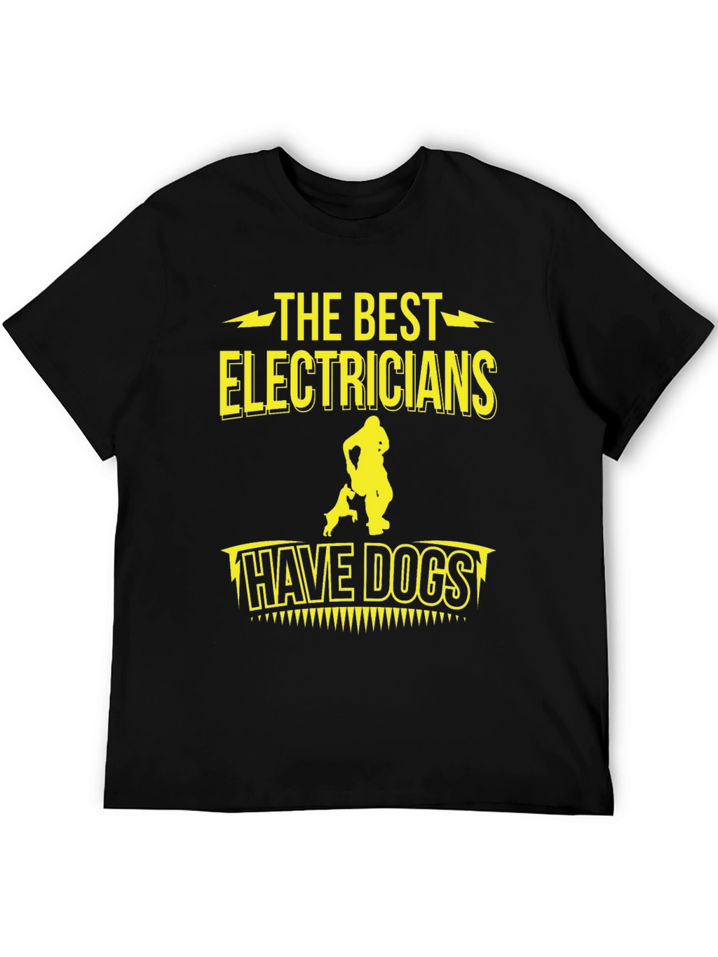 Electrician Dog Lover Graphic Tee - Funny Gift!