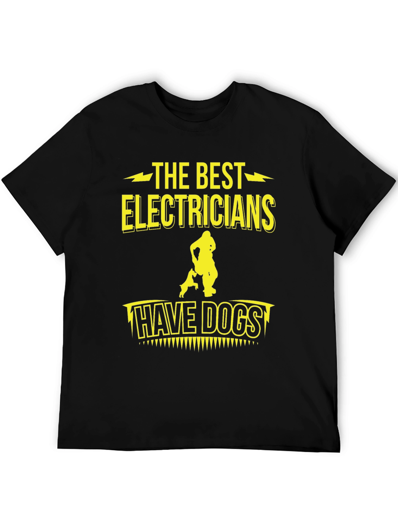 Electrician Dog Lover Graphic Tee - Funny Gift!