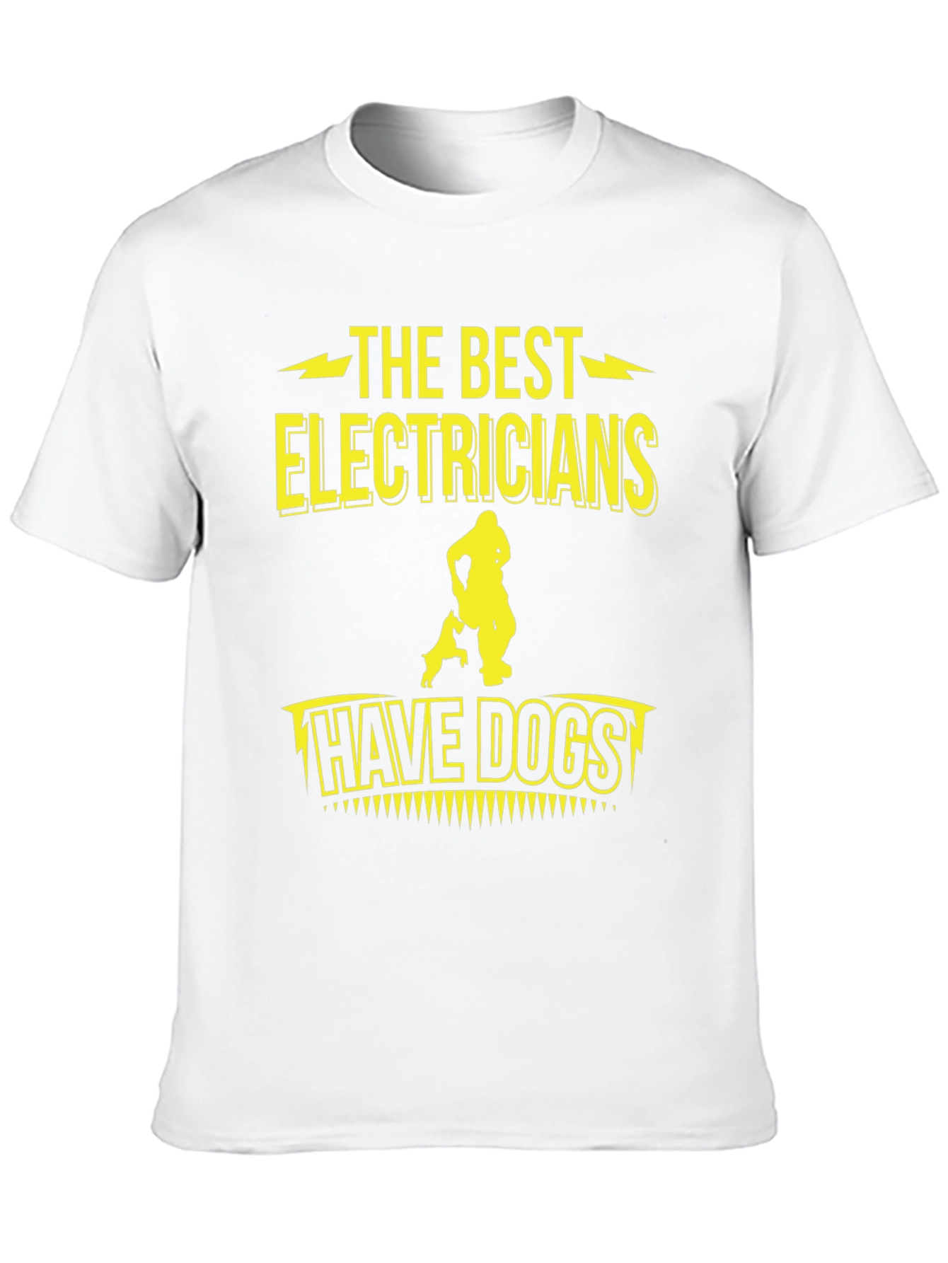 Electrician Dog Lover Graphic Tee - Funny Gift!