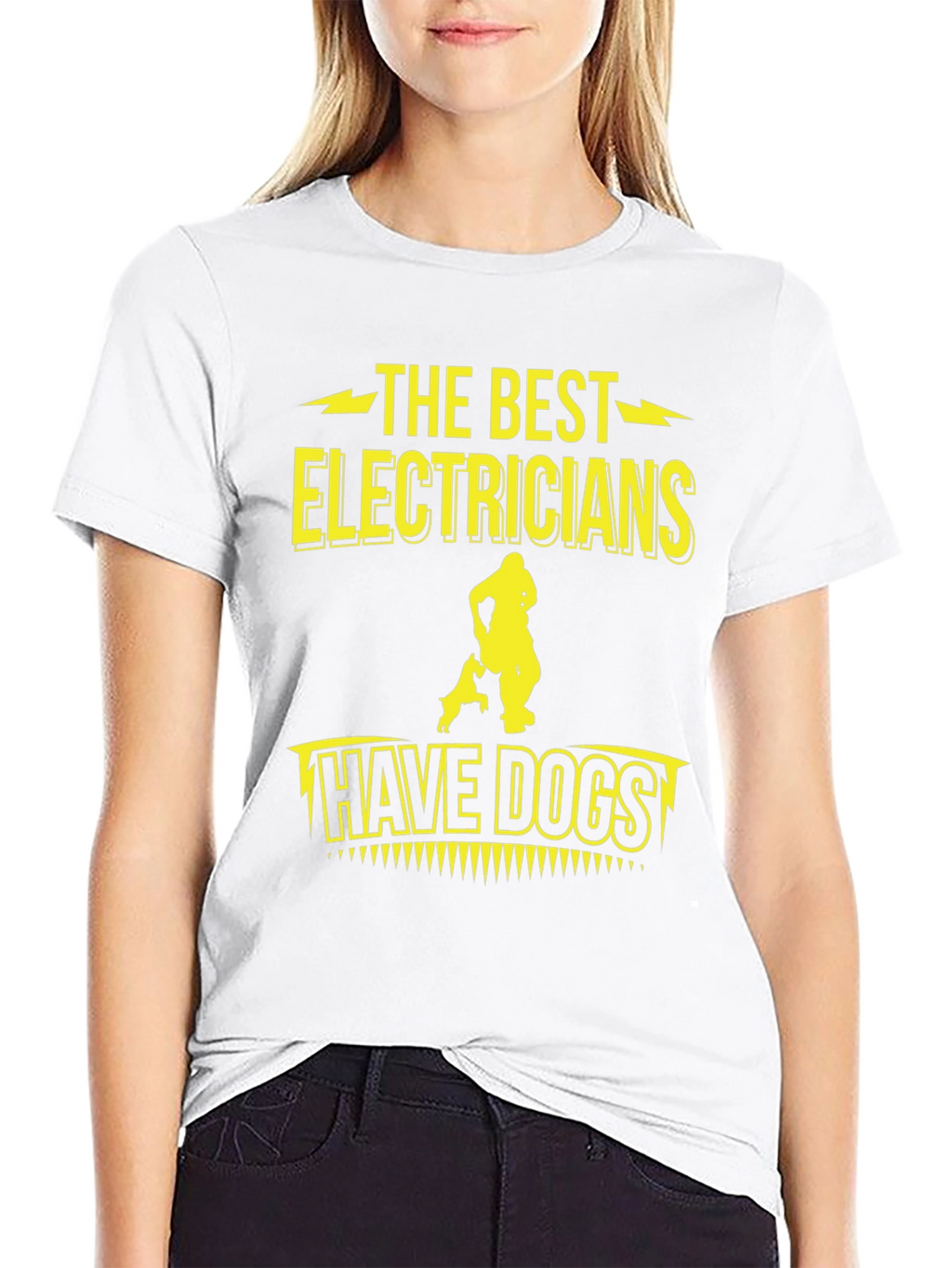 Electrician Dog Lover Graphic Tee - Funny Gift!