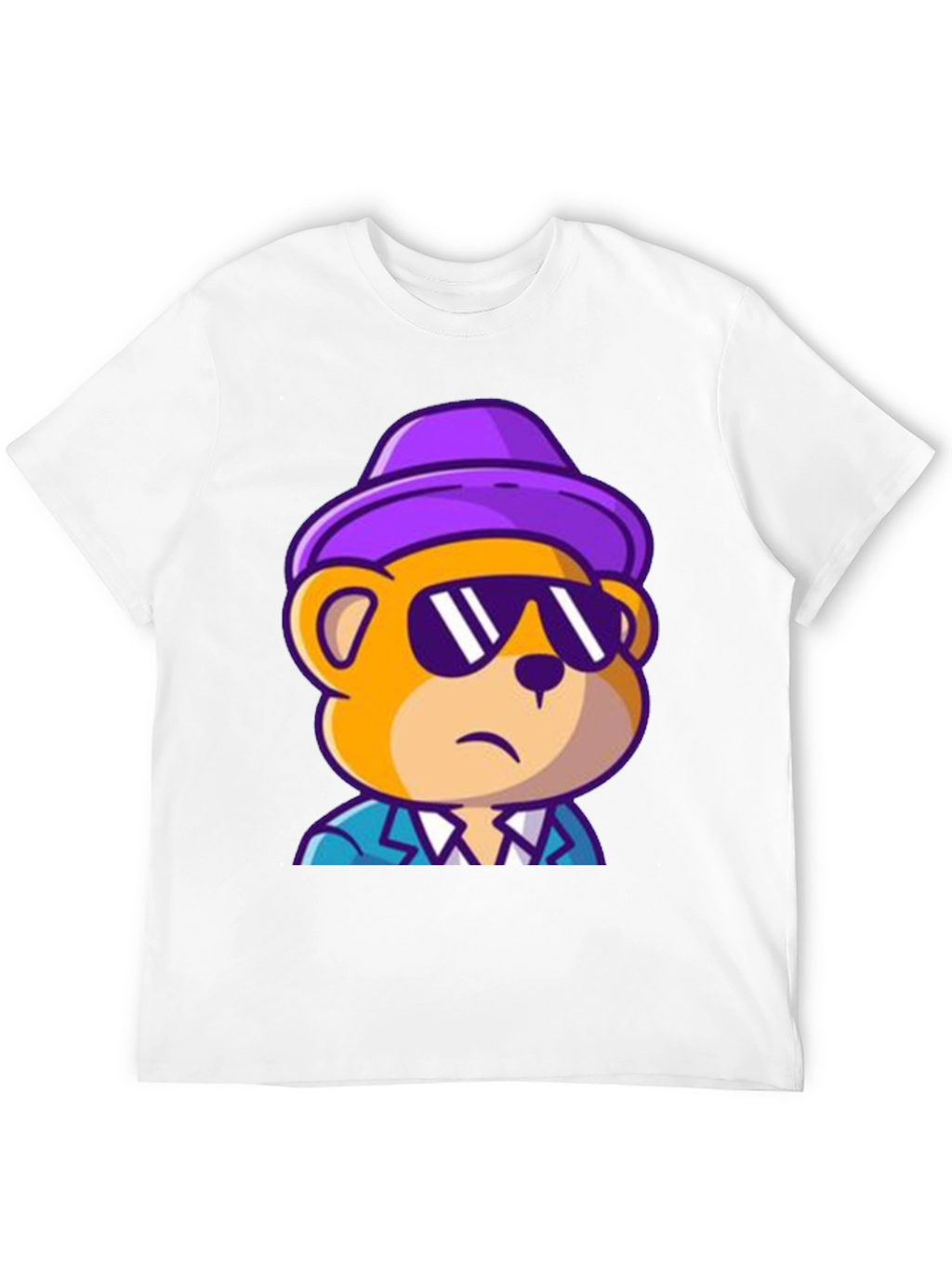 Cool Bear Graphic Tee - Trendy Cartoon Style