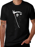Grim Reaper Rock T-Shirt - Unisex Black Tee