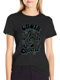 Choir Is My Sport Graphic T-Shirt