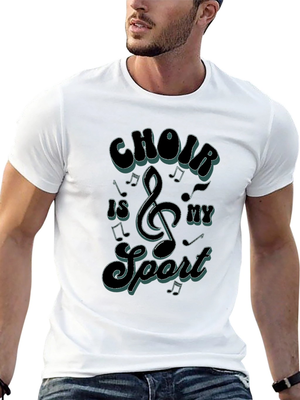 Choir Is My Sport Graphic T-Shirt