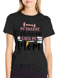 Esthetician Mom Black T-Shirt