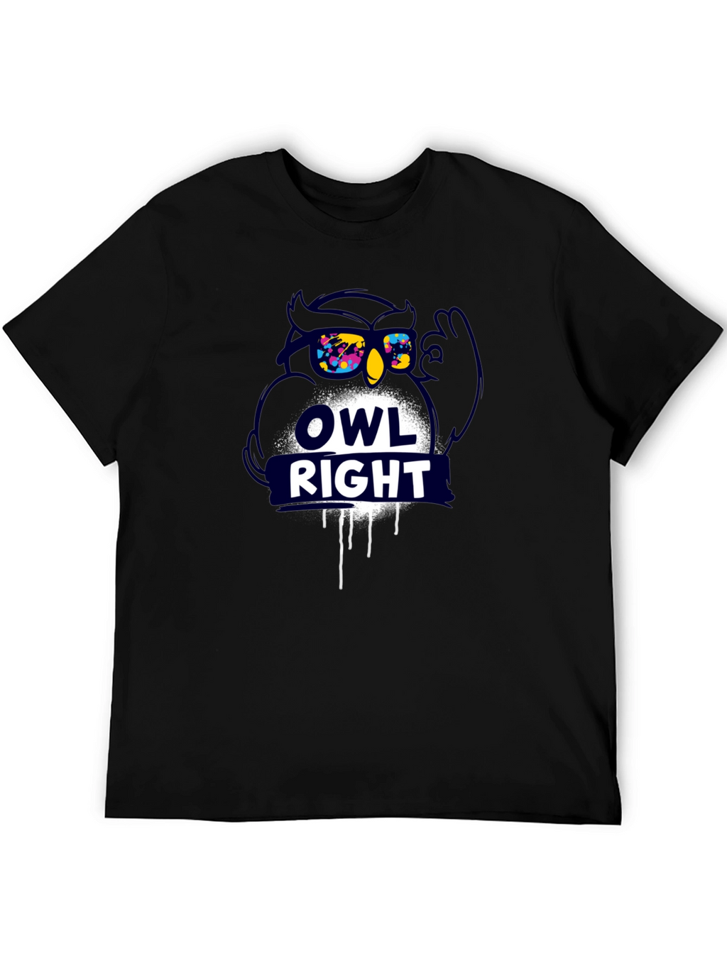 Owl Right T-Shirt - Mens Graphic Tee