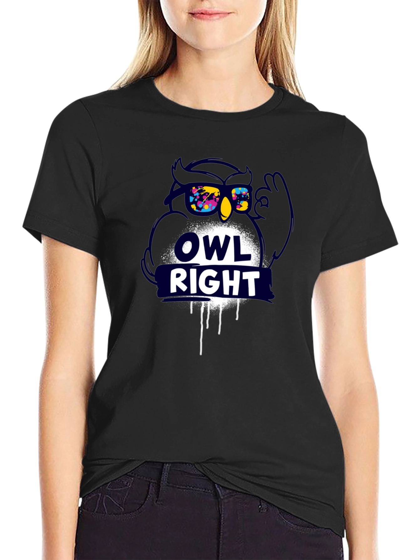 Owl Right T-Shirt - Mens Graphic Tee