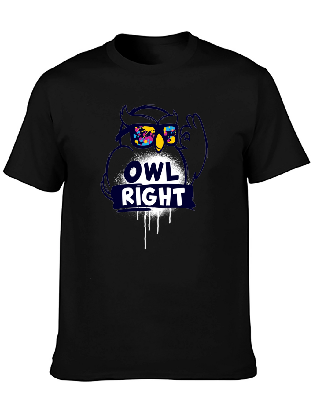 Owl Right T-Shirt - Mens Graphic Tee