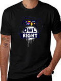 Owl Right T-Shirt - Mens Graphic Tee