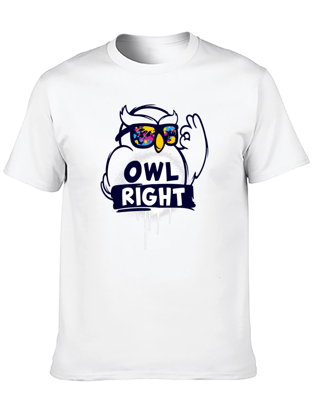 Owl Right T-Shirt - Mens Graphic Tee