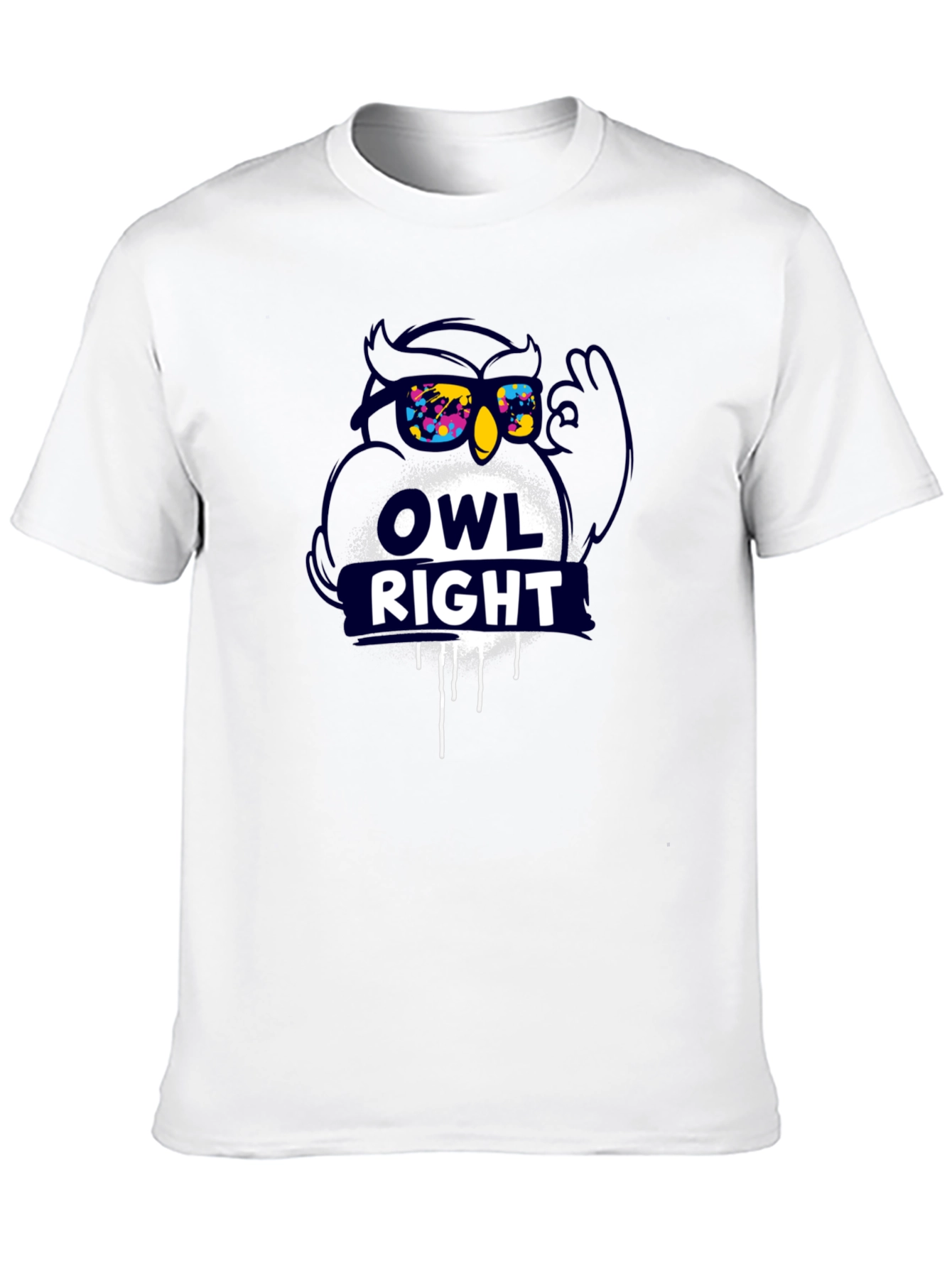 Owl Right T-Shirt - Mens Graphic Tee