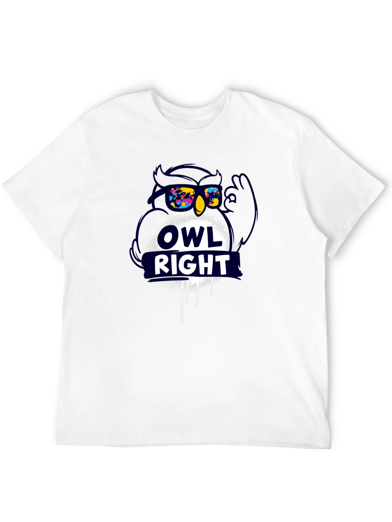 Owl Right T-Shirt - Mens Graphic Tee
