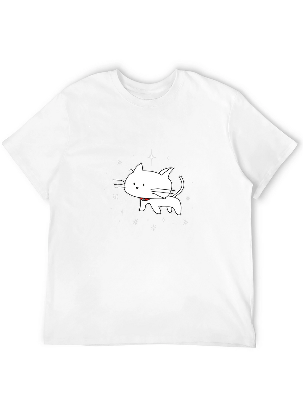 Cute Cartoon Cat T-Shirt