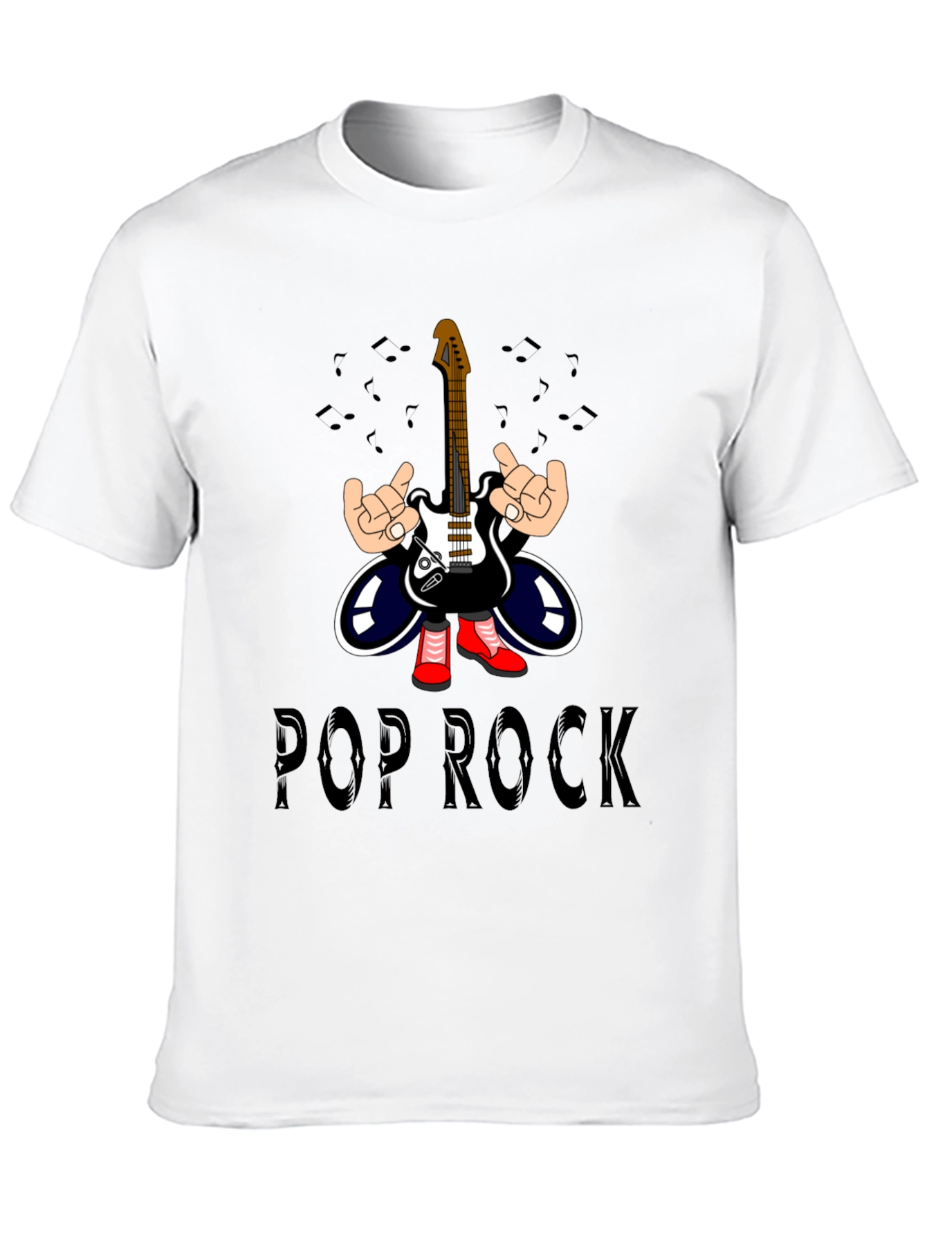 Pop Rock Graphic Tee - Music Lovers T-Shirt