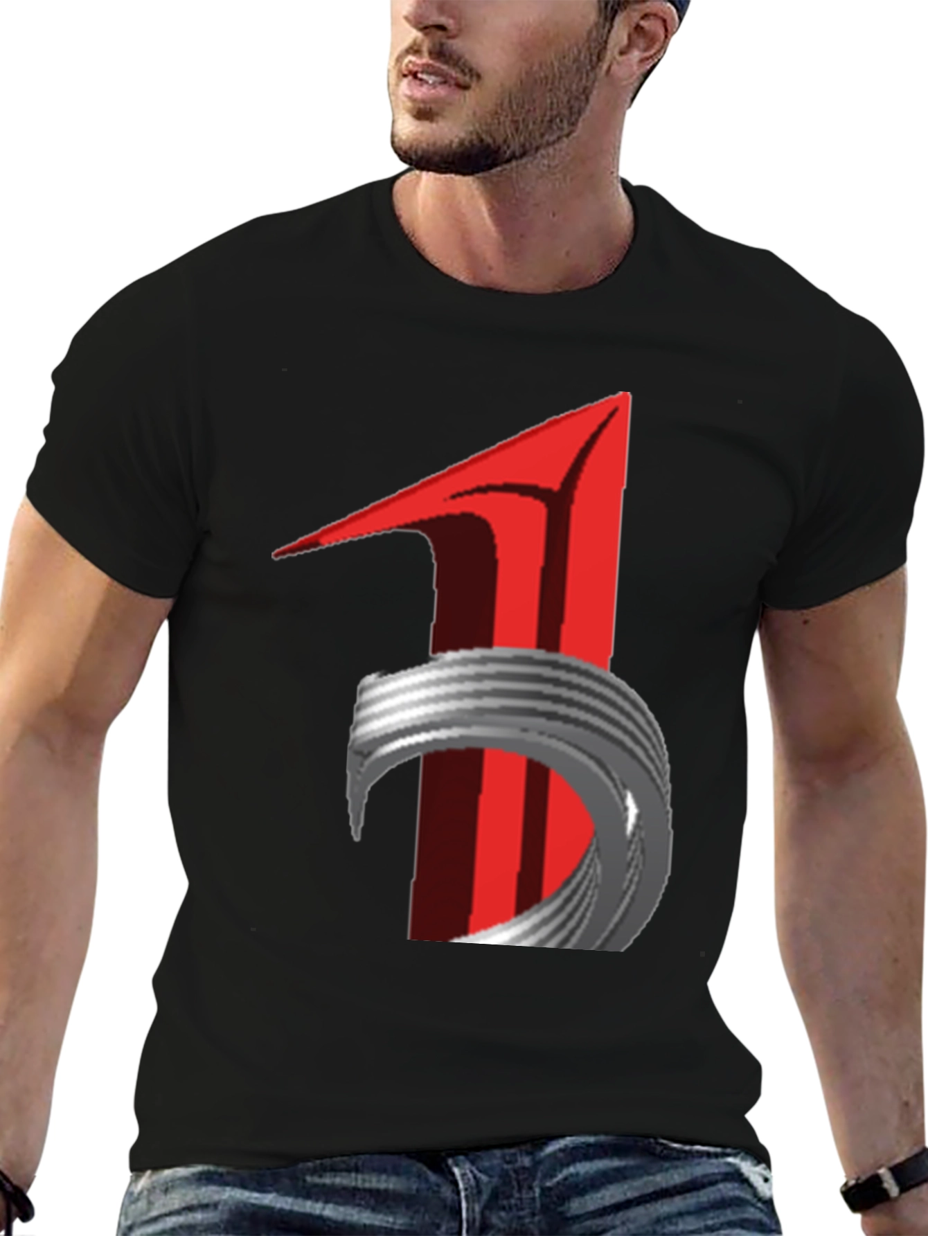 Abstract Graphic Print T-Shirt - Modern Streetwear